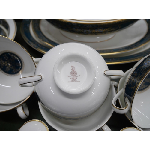 2169 - A large Royal Doulton fine bone china dinner and tea service, in the Carlyle pattern. Comprising of ... 