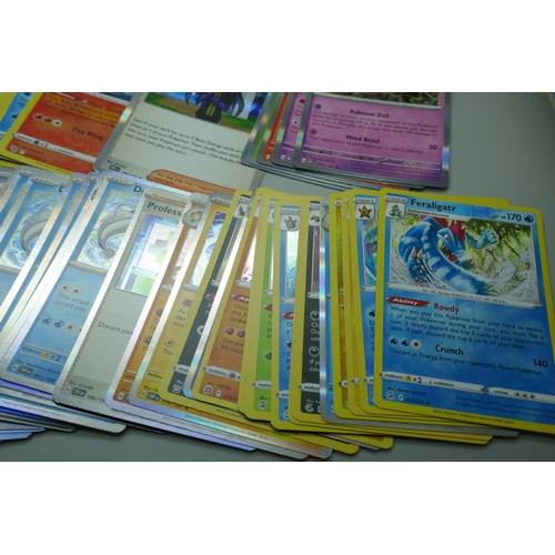 2174 - 100+ rare holographic Pokémon cards, many series