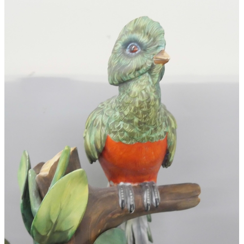 2224 - A large Goebel model of a pheasant, CV98, and a VA Portugal model of two birds of paradise measuring... 