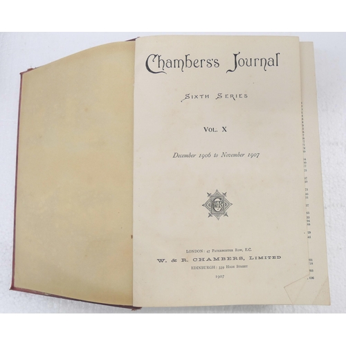 2272 - Collection of books; comprising of Chamber's Journal Sixth Series Vol X published by W&R Chambers 19... 