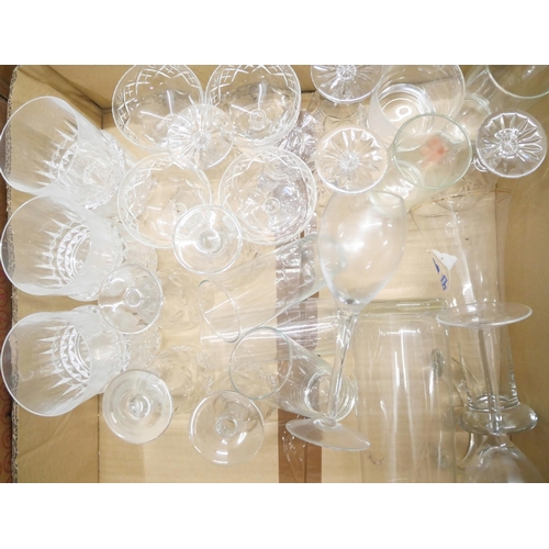 2273 - Five boxes of assorted crystal and glass *THIS LOT IS NOT AVAILABLE FOR PACKING AND POSTING*