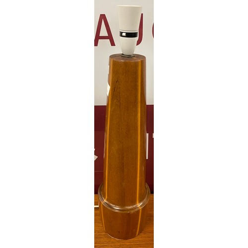 104C - A teak table lamp