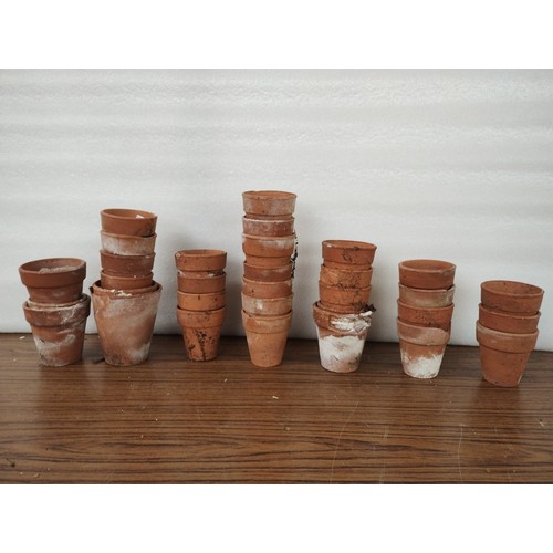 306A - A collection of small terracotta plant pots