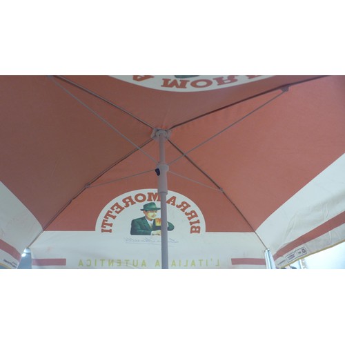 5273 - A Birra Moretti pub garden umbrella