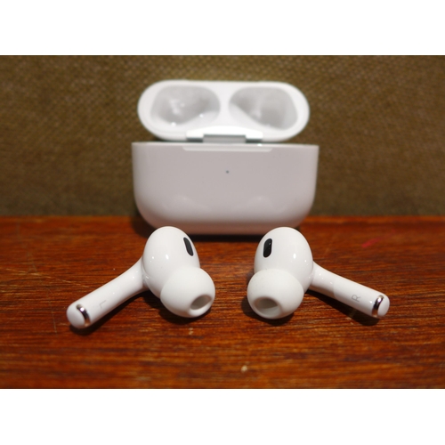 6079 - Apple AirPods Pro with magsafe charging case (2nd generation) model no: mqd83zm/a, Original RRP £179... 