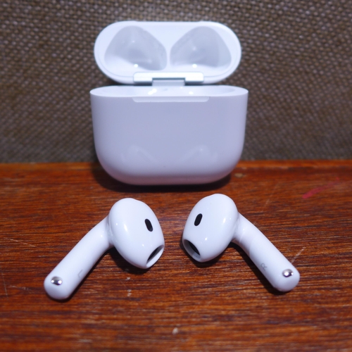 6092 - Apple AirPods with charging case (4th generation) (USB-C) model no: mxp63zm/a, Original RRP £99.99 +... 