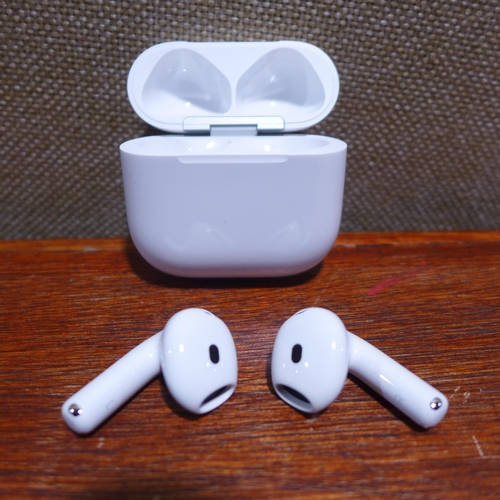 6093 - Apple AirPods with charging case (4th generation) (USB-C) model no: mxp63zm/a, Original RRP £99.99 +... 