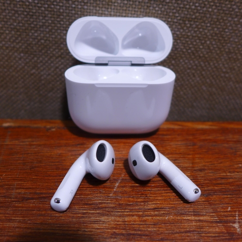 6097 - Apple AirPods with charging case (4th generation) (USB-C) model no: mxp63zm/a, Original RRP £99.99 +... 