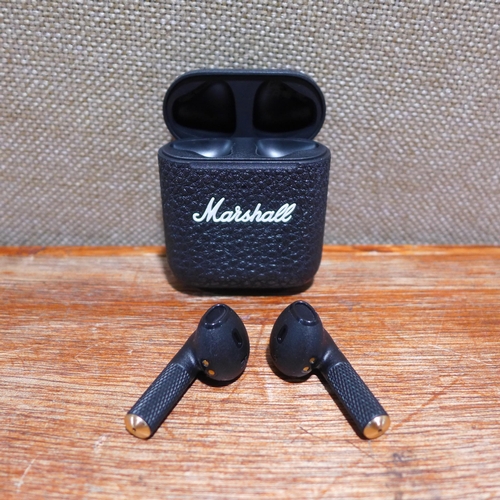 6124 - Marshall Minor III wireless earbuds with charging case  (351-552) *This lot is subject to VAT