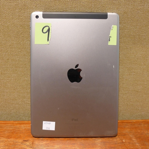 6144 - Apple iPad Space Grey 32GB (6th generation) model no: mr6y2b/a (480-714) *This lot is subject to VAT