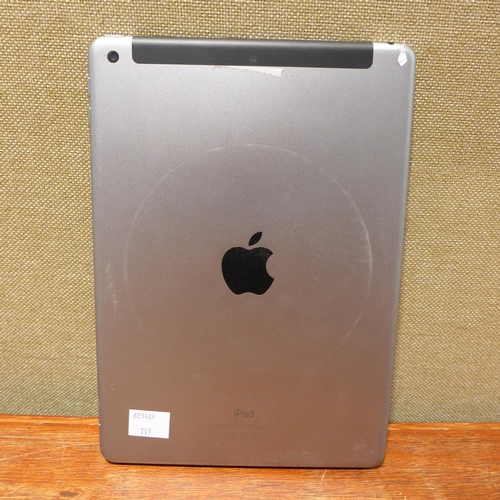 6145 - Apple iPad Space Grey 32GB (6th generation) model no: mr6y2b/a (480-715) *This lot is subject to VAT