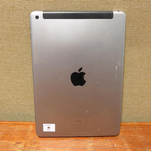 6146 - Apple iPad Space Grey 32GB (6th generation) model no: mr6y2b/a (480-716) *This lot is subject to VAT