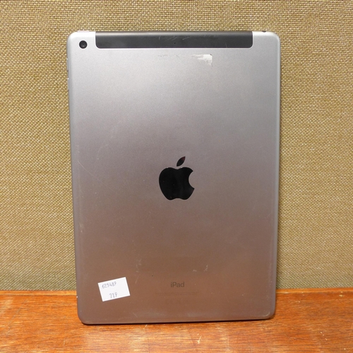 6149 - Apple iPad Space Grey 32GB (6th generation) model no: mr6y2b/a (480-719) *This lot is subject to VAT