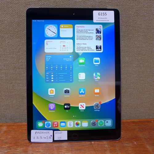 6155 - Apple iPad Space Grey 32GB (5th generation) model no: mp242b/a (480-725) *This lot is subject to VAT