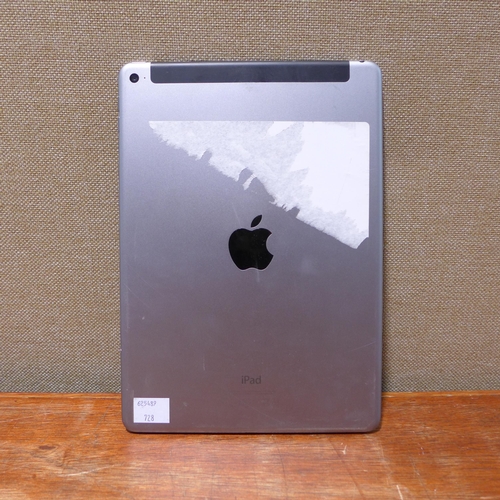 6158 - Apple iPad Air 2 Space Grey 16GB, model no: mh2u2b/a (480-728) *This lot is subject to VAT