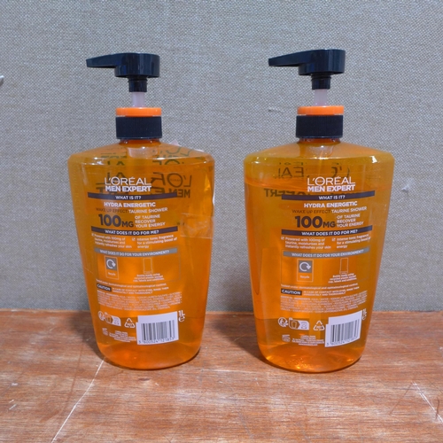 6177 - Two bottles of Loreal men expert shower gels  (351-474) *This lot is subject to VAT