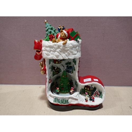 6264 - Santa boot Christmas ornament (351-393) *This lot is subject to VAT