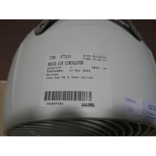 6273 - Meaco air circulator (damaged, no remote) (351-370) *This lot is subject to VAT