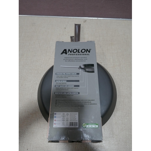 6280 - Anolon 2pc skillet set   (351-243) *This lot is subject to VAT