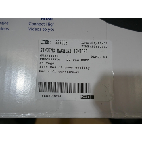 6283 - Portable singing machine and speakers, Original RRP £199.99 + VAT (351-540) *This lot is subject to ... 