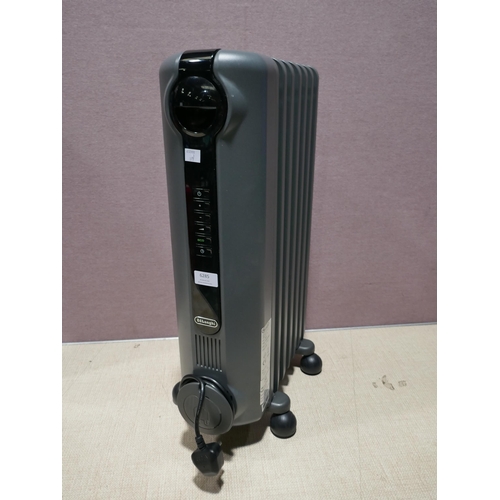 6285 - Delonghi oil filled grey radiator (351-373) *This lot is subject to VAT