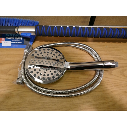 6290 - Waterpik powerpulse shower head and hose and a Polar Xtreme 58