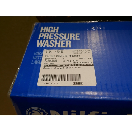 6297 - Nilfisk core 140 pressure washer, Original RRP £179.16 + VAT (351-471) *This lot is subject to VAT