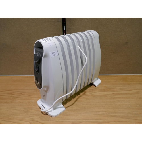 6298 - Delonghi oil filled small radiator (351-235) *This lot is subject to VAT