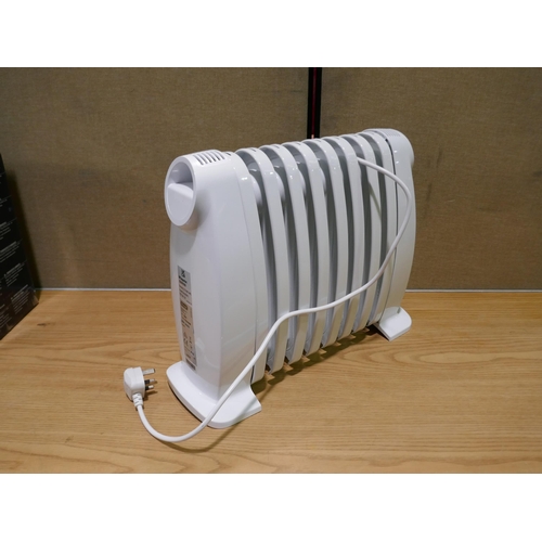 6299 - Delonghi oil filled small radiator (351-236) *This lot is subject to VAT