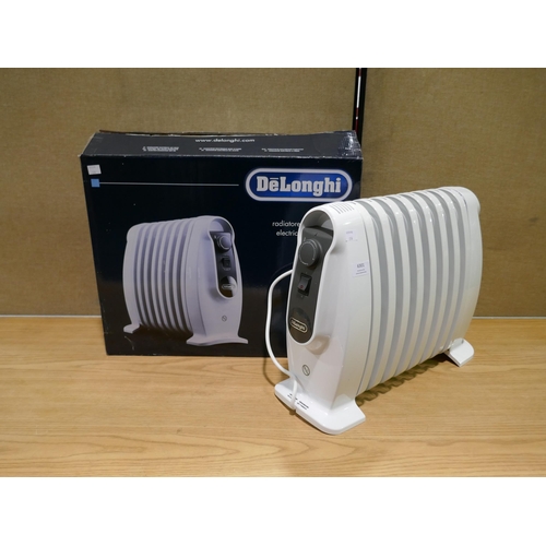 6301 - Delonghi oil filled small radiator (351-238) *This lot is subject to VAT