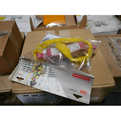 6307 - 4 boxes of miscellaneous items to include lanyards, 8mm Hex swage toggles, RA system eye & pin and a... 