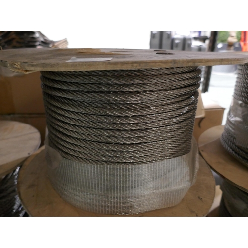 6312 - Five rolls of stainless steel wire (KS-27) *This lot is subject to VAT