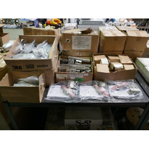 6315 - Quantity of miscellaneous items to include screws, anchor straps, clamps, bracket, etc. (KS-29) *Thi... 