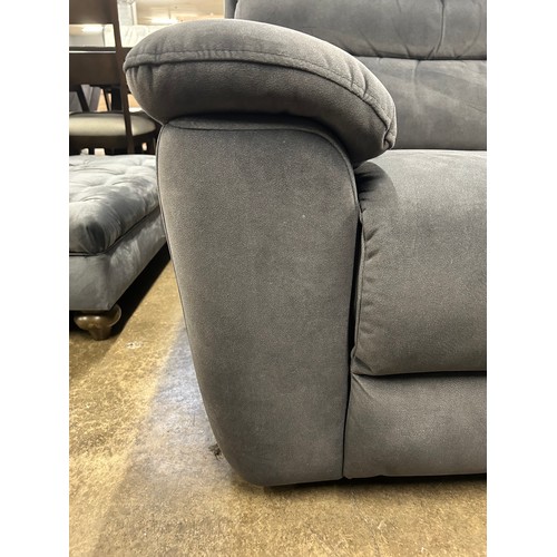 3144 - An Ellis grey power reclining corner sofa, original RRP £1416.66 + VAT (4223-23) *This lot is subjec... 