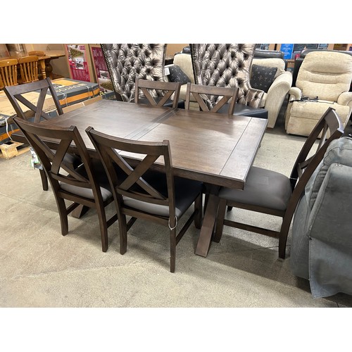 3252 - A Blakely 7 piece extending dining Set, original RRP £666.66 + VAT (4223-15) *This lot is subject to... 