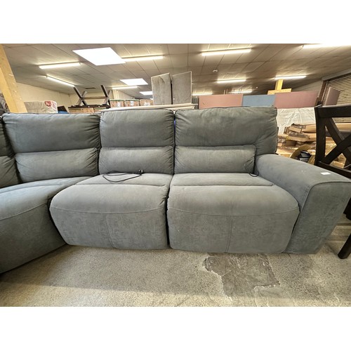 3251 - A Gilman Creek reclining fabric sectional corner sofa (damaged) Original RRP £1999.99 + VAT (349-18)... 