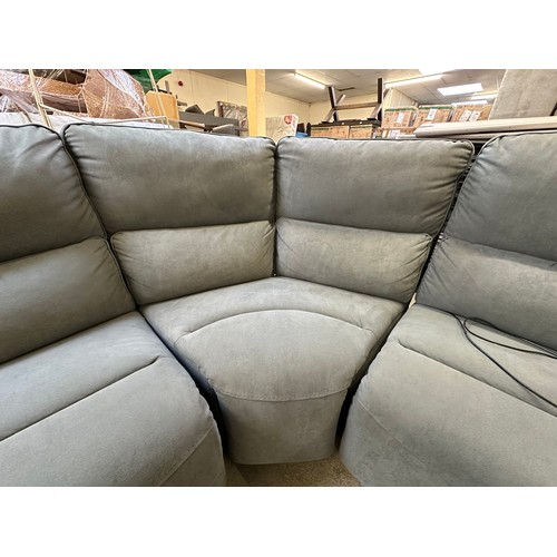 3251 - A Gilman Creek reclining fabric sectional corner sofa (damaged) Original RRP £1999.99 + VAT (349-18)... 