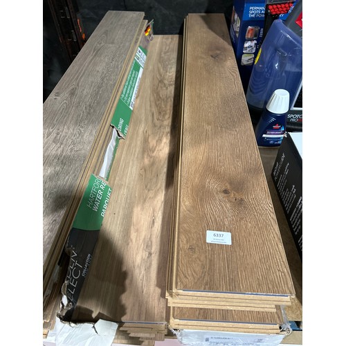 6337 - Quantity of misc. laminate flooring (347-177, 348-259,224,225,227 )    *This lot is subject to Vat