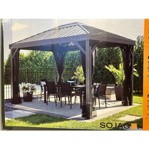 3267 - A Sojag Kiruna 10ft X 12ft gazebo, original RRP £1249.99 + VAT (4217-20) *This lot is subject to VAT