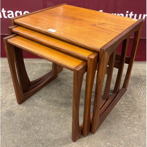 12 - A G-Plan Quadrille teak nest of tables