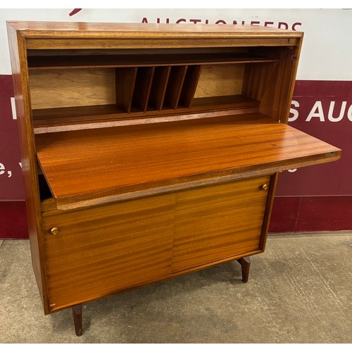 13 - A Multi-Width teak writing cabinet