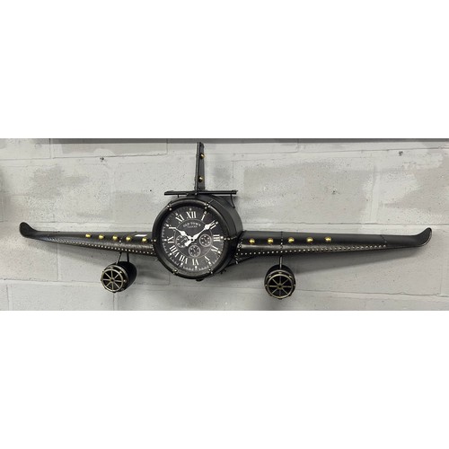 3013 - An aeroplane 'Old Town' wall clock