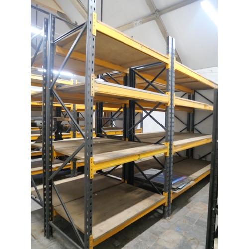 8003 - A Dexion heavy-duty pallet rack measuring 3m (H) x 1.8m (W) x 0.9m (D)) with four reinforced 1