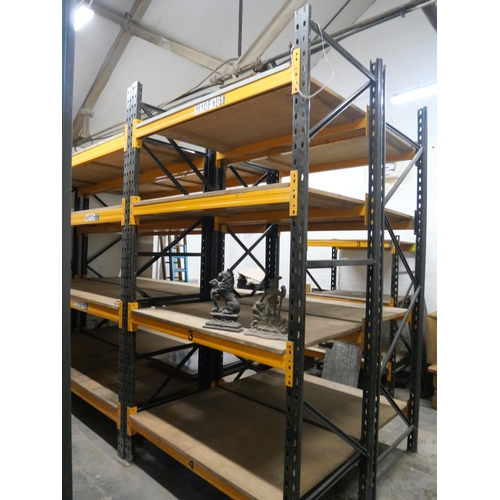 8005 - A Dexion heavy-duty pallet rack measuring 3m (H) x 1.8m (W) x 0.9m (D)) with four reinforced 1