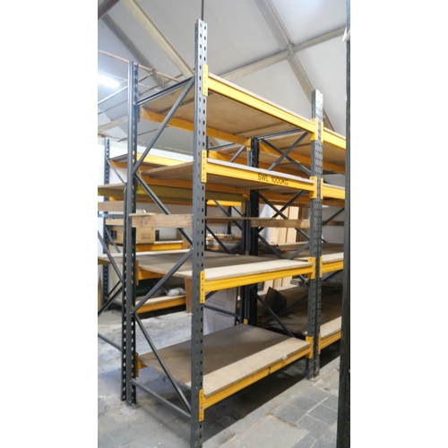 8008 - A Dexion heavy-duty pallet rack measuring 3m (H) x 1.8m (W) x 0.9m (D)) with four reinforced 1