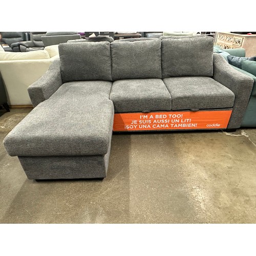 3161 - Coddle Aria grey sofa bed with storage, original RRP £916.66 + VAT (4224-16) *This lot is subject to... 