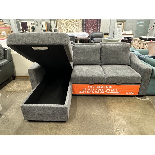 3161 - Coddle Aria grey sofa bed with storage, original RRP £916.66 + VAT (4224-16) *This lot is subject to... 