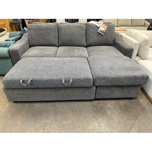 3169 - Coddle Aria grey sofa bed with storage, original RRP £916.66 + VAT (4224-15) *This lot is subject to... 