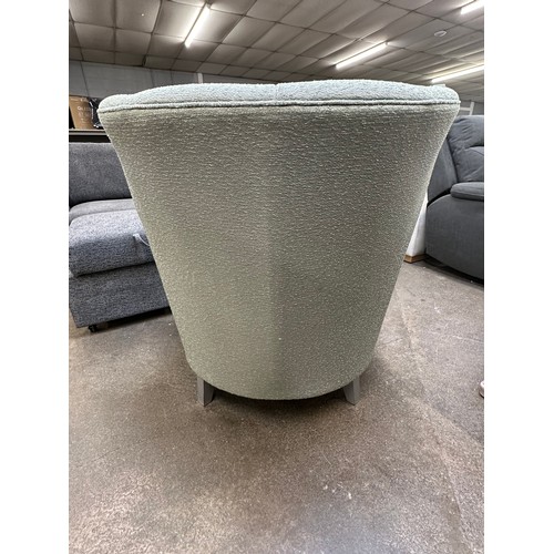 3190 - Mint upholstered flute style chair