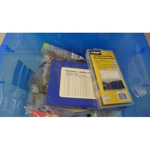 5047 - A box containing a large quantity of DIY hardware and consumables including hammer fixings, assorted... 